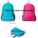 Water Resistant Nylon Folding Travelling Backpack Double Shoulder Bag