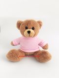 Plush Teddy Bear Cute Plush Teddy Bear with Pink T-Shirt