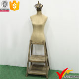 Vintage Woman Boutique Decorative Mannequins with Wood Stand
