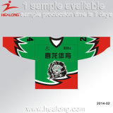 Healong Sublimation Customized Design V Neck Ice Hockey Jersey Wear