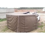 Grow Tent 1-2 Person Mildew Proof 4WD Car Camper Awning in Hard Shell Roof Top Tent