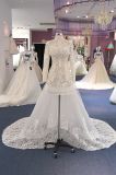 High Collar Lace Beading Short Wedding Dress Cocktail Gowns