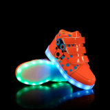 2017 Factory Wholesale Recharge Flash Children Sneakers Wholesale LED Shoes with Light