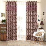 Simple Style Yarn Dyed Jacquard Fabric Curtain (MX-173)