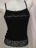Good Quality Lace End Sparkling Diamond Nice Camisole