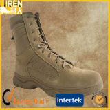 Breathable and Durable Suede Cow Leather Cheap Price Military Tactical Desert Boot with Ykk Zipper