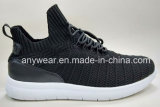 Casual Flyknitting Sneaker Footwear Men's Comfort Jogging Shoes (817-206)
