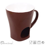 Ceramic Chocolate Mug with candle Holder