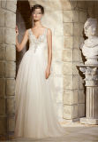Sexy Deep-V A-Line Bridal Wedding Dresses Wd5374