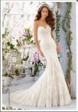 2016 Slim Lace Beaded Bridal Wedding Dress Wd5413