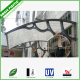 Fixted PC Door Awning/Balcony Window Awning with Aluminum / Plastic Brackets