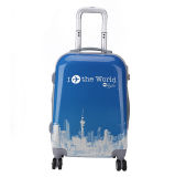 New Arrival Nice Picture Pattern Travel Luggage with Double Zipper