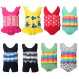 Swimwear Float Suit with 8 Removable Buoyancy Stickers for 1-9 Years Baby Boys