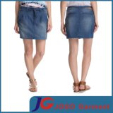 Women Denim Casual Straight Jean Skirts (JC2093)