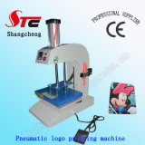 CE Certificate Automatic Pneumatic Logo Printing Machine T-Shirt Single Station Heat Transfer Machine Stc-Qd11