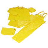 PVC/Polyester Rain Suits Bib Pants R9007