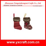Christmas Decoration (ZY16Y211-1-2 14.5CM) Fancy Christmas Seasonal Sock Family Christmas