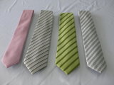 Stripe Design Men's Fashion Micro Polyester Neckties