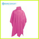 Adult Hooded PVC Pink Rain Ponchos (Rvc-095)