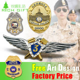 Custom Wholesale/Metal/Button/Pin/Tin/Police/Military/Emblem/Name/Enamel/Medal Badge (car badge)
