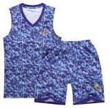 Gym Fitness Camouflage Tank Tops Basketball Suit Men