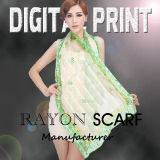 2017 100% Fancy Printed Rayon Scarves & Scarf