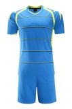 fashion Blue Soccer Jersey with Short