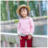 100% Cotton Dark Pink Children Clothing for Girls