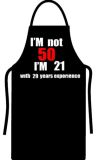 50th Birthday Mens Womens Gift Present Apron Funny All Colours