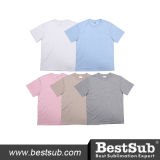 Promotional Men's Round Neck Polyester Leisure Short Sleeve T-Shirt (JA201)