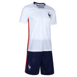 2015-2016 France Away Soccer Jersey Soccer Clothes Suit Training Wear Jersey Number Printing
