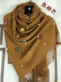 Wholesale New Styles of Women's Winter Scarf with Beads and Flowers