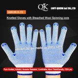 K-72 One Two Sides Dotted Knitted Working Safety Cotton Gloves