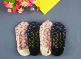 Cutey Exquisite Embroidery Anti-Slip Invisible Sock