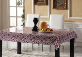 Wholesale Cheap PVC Printed Transparent Tablecloth for Wedding