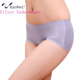 Anti-Bacterial Nylon Lace Seamless Underwear with Silver Fiber for Women
