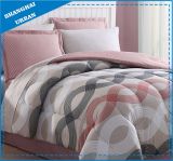 Pink Modern Design Cotton Printed Duvet Cover Bed Linen