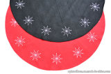 Non-Woven Polyester Christmas Tree Decorative Rug/Mat with Embroidering