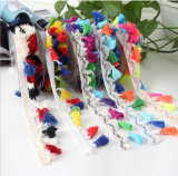 Hot Sale Factory Wholesale Finger Lace, Lace with Colorful Tassels