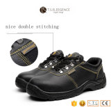 PU Injected Leather Steel Toe Insole Safety Shoes for Men