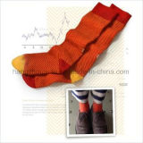 Odd Socks Houndstooth Colored Knitting Tube Sock