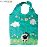 Animal Cheap Foldable Custom 190t Polyester Folding Shopping Bag