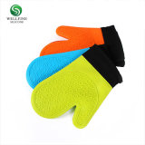 Silicone Kitchen Oven Gloves, Kitchen Waterproof and High Temperature Silicone Glove