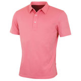 Customized 3 Button Fastening Men's Golf Polo Shirts with Logo