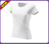 Fashion Sexy Cotton Custom T-Shirt for Women (W311)
