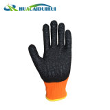 Private Label Terry Fabric Liner Latex Winter Working Gloves