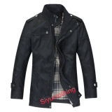 Men Classical Nylon Polyster Windproof Casual Jackets (J-1604)