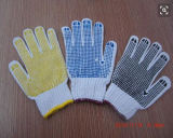 7g Colored PVC Dots on Palm Cotton Knitted Gloves
