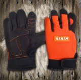 Synthetic Leather Glove-Micro Fiber Glove-Industrial Glove-Safety Glove-Work Glove-Mechanic Glove