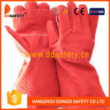 Ddsafety 2017 Red Cow Split Leather Welder Gloves